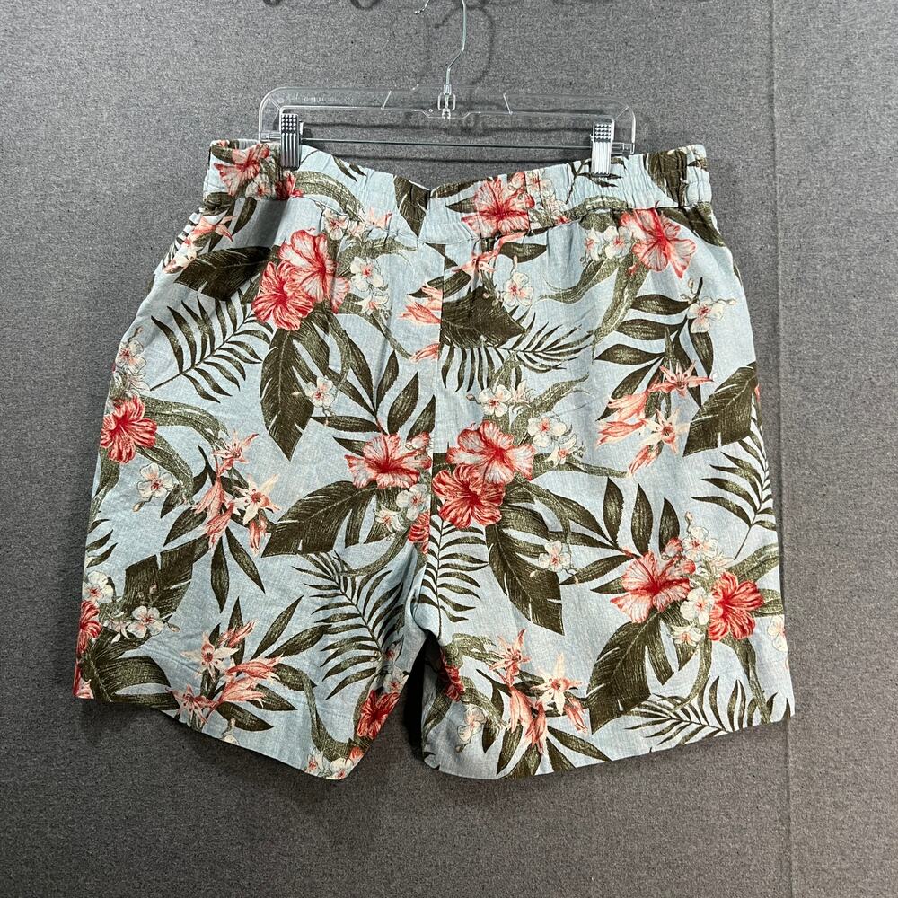 Denim & Co. Naturals Regular Linen Blend Shorts Size 1X